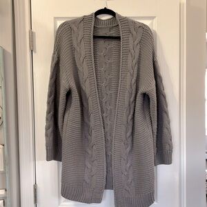 Womens Oversized Chunky Cardigan